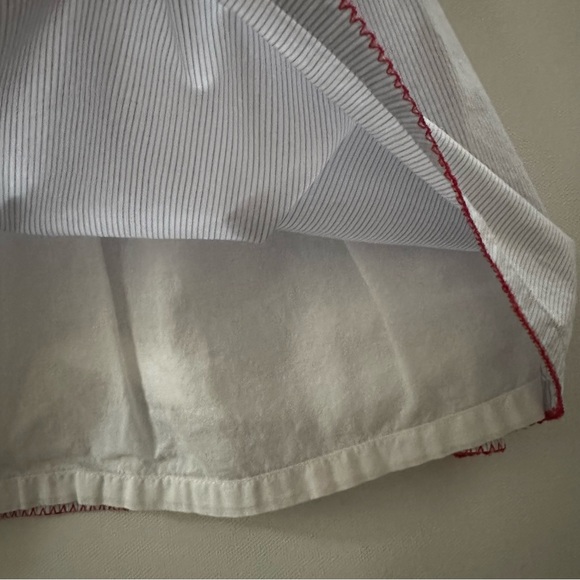 Janie and Jack 3-6 Months Baby Girl Smocked Dress Blue Red - Picture 4 of 5